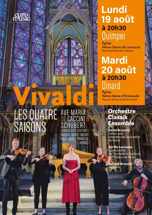 Affiche de Vivaldi : Les Quatre Saisons | Quimper