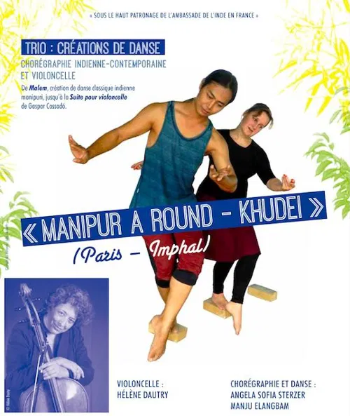 Affiche de Création de danse : Manipur A Round - Khudei (Paris - Imphal)