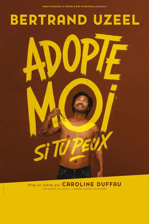 Affiche de Bertrand Uzeel dans Adopte-moi si tu peux