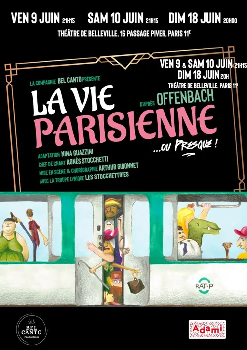 Affiche de La vie parisienne...ou presque