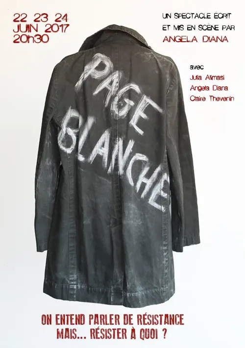 Affiche de Page blanche