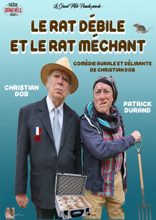 Affiche de Le rat débile et le rat méchant