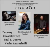 Trio Aïci : Musique de chambre - 