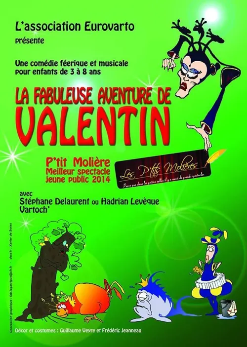 Affiche de La fabuleuse aventure de Valentin