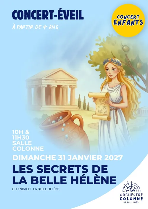 Affiche de Concert-éveil : Les Secrets de la Belle Hélène