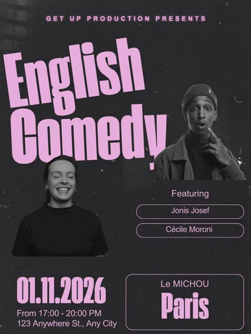 Affiche de English Comedy feat Cecile Moroni & Jonis Josef