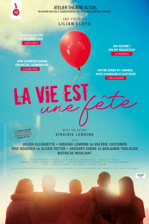Affiche de La vie est une fête