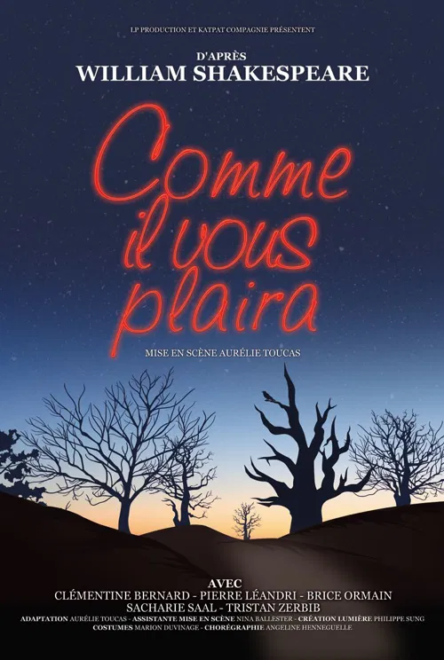 Affiche de Comme il vous plaira