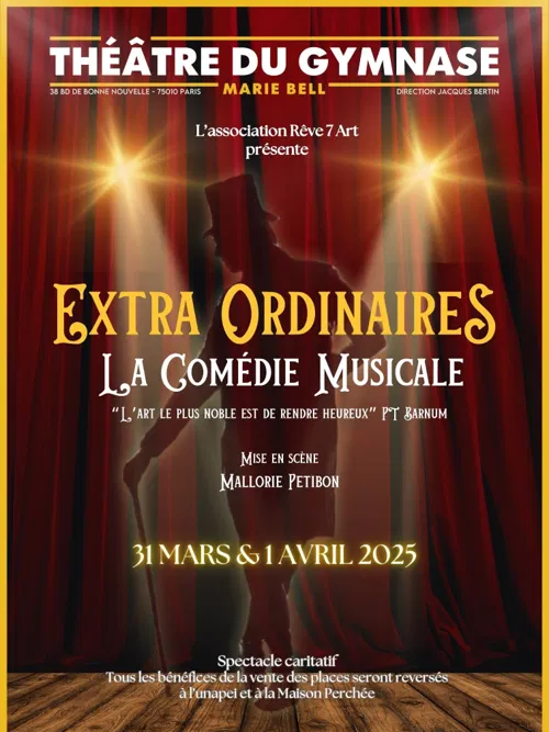 Affiche de Extra ordinaires, la comédie musicale