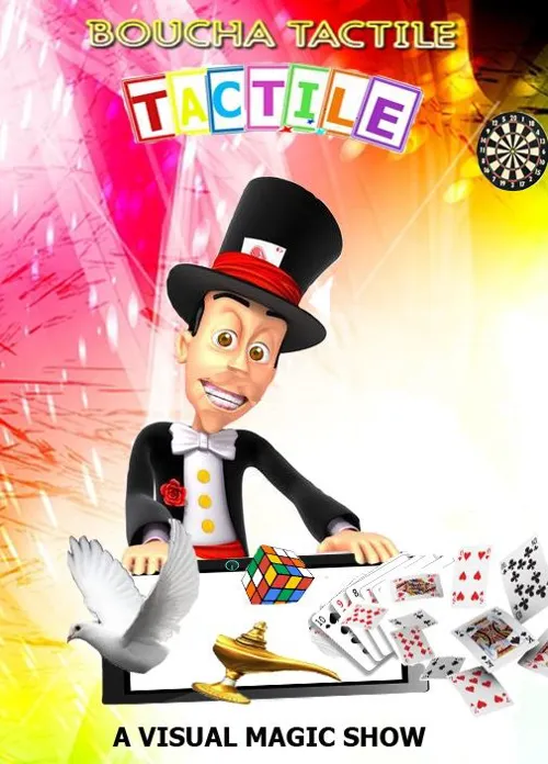 Affiche de Boucha Tactile dans Visual Magic show