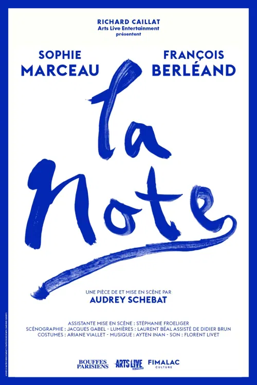 Affiche de La Note | avec Sophie Marceau et François Berléand