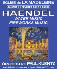 Affiche de Haendel Water Music et Music for the Royal Fireworks