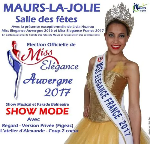 Affiche de Election Miss Elegance Auvergne 2017