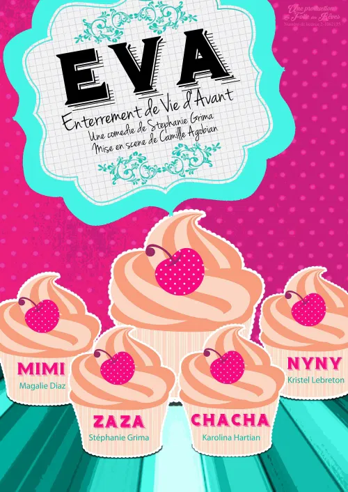 Affiche de E.V.A, enterrement de vie d'avant