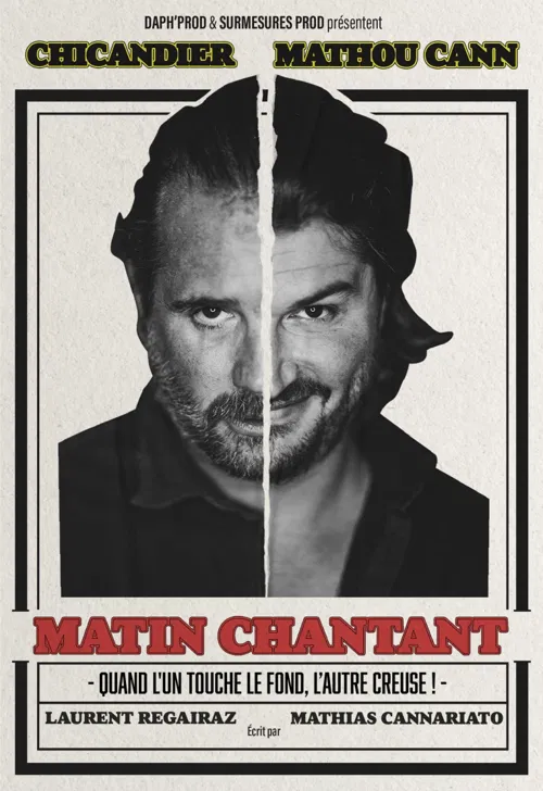 Affiche de Chicandier et Mathou dans Matin chantant