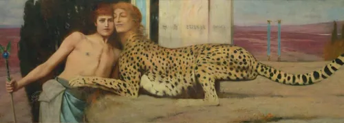 Affiche de Fernand Khnopff (1858-1921) Le maître de l'énigme