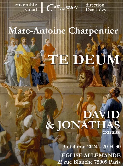 Affiche de Charpentier : Te Deum, David et Jonathas