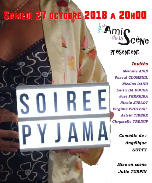 Affiche de Soirée Pyjama
