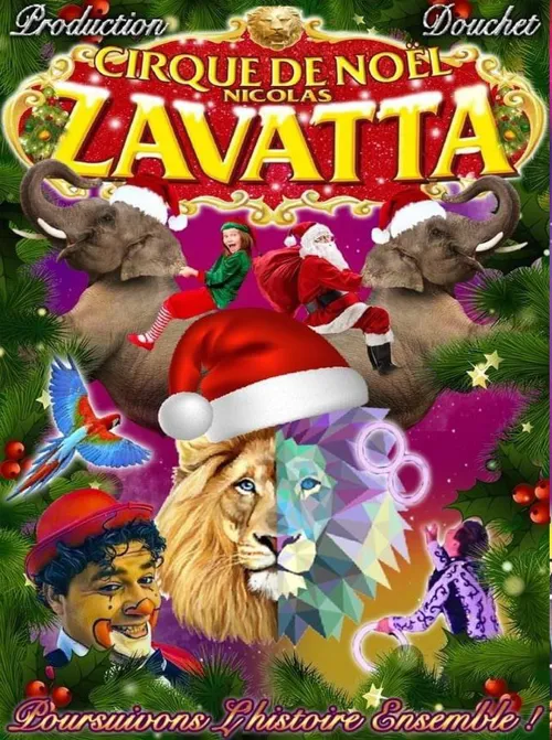 Affiche de Le grand cirque de noël Nicolas Zavatta | Châteaubriant