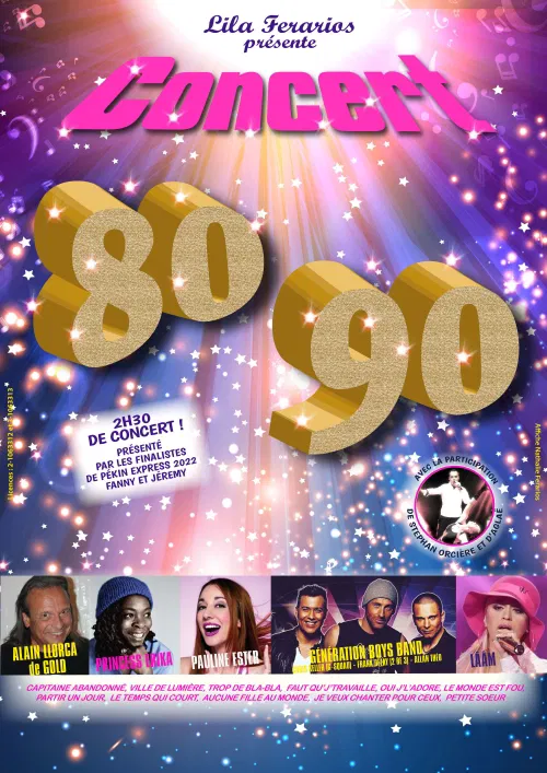 Affiche de Concert années 80-90
