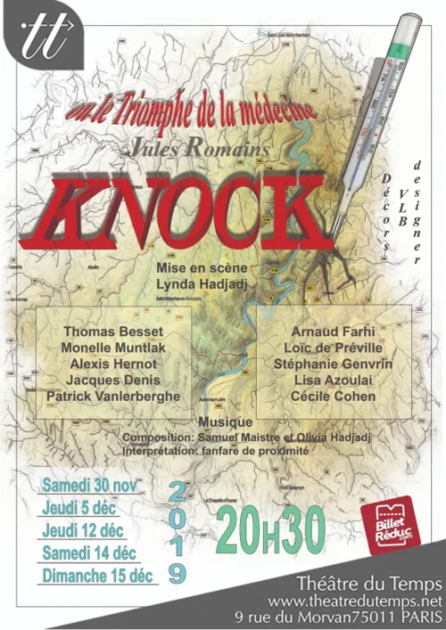 Affiche de Knock ou le triomphe de la médecine