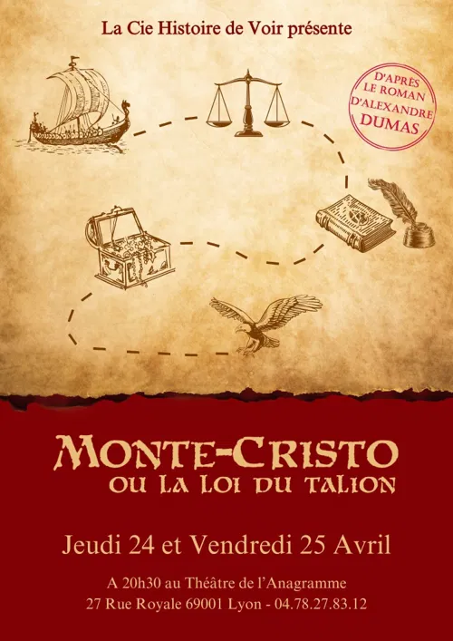 Affiche de Monte-Cristo, ou la loi du talion