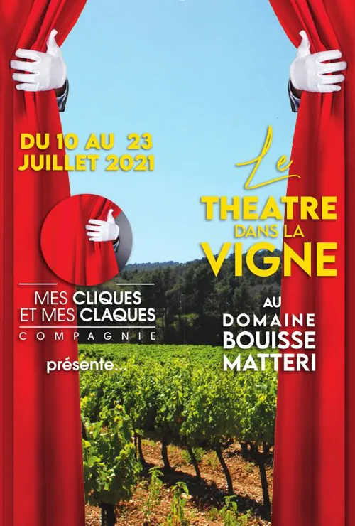 Affiche de Festival de théâtre dans la vigne