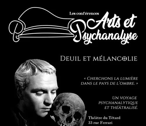 Affiche de Les conférences Arts et Psychanalyse : Deuil et mélancolie