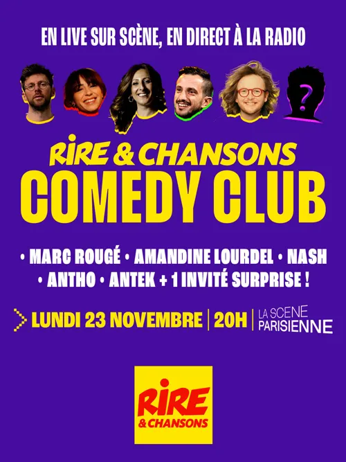 Affiche de Rire & Chansons Comedy Club