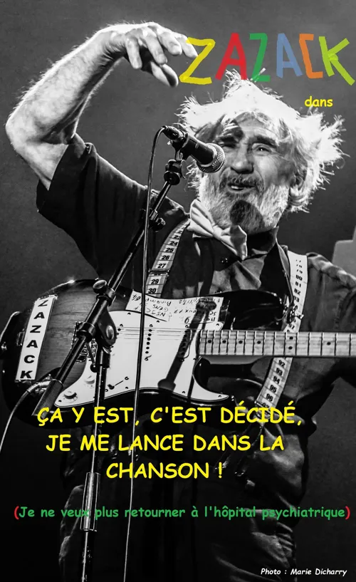 Affiche de Zazack dans Ça y est, c'est décidé, je me lance dans la chanson !