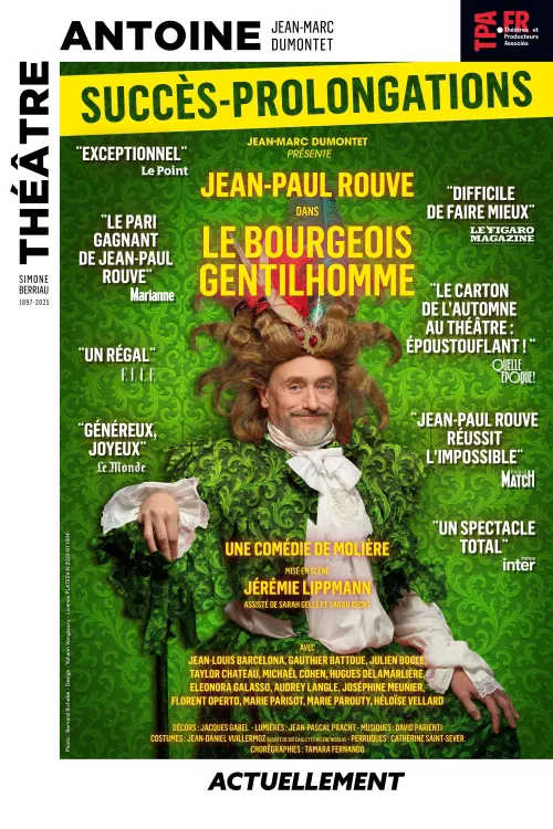 Affiche de Le Bourgeois Gentilhomme avec Jean-Paul Rouve