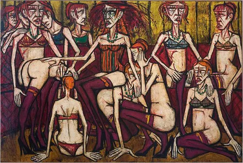 Affiche de Visite guidée : Bernard Buffet - Rétrospective | par Loetitia Mathou