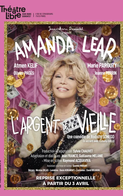 Affiche de L'Argent de la Vieille | avec Amanda Lear
