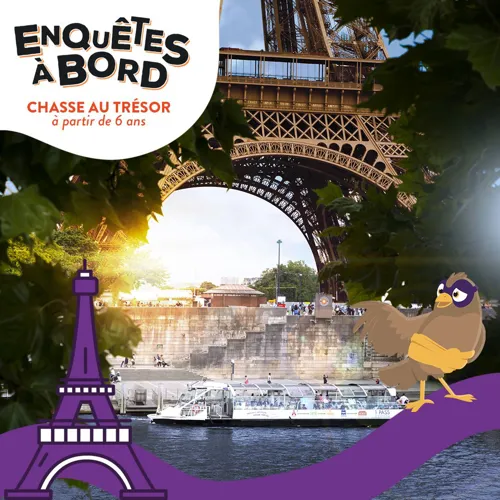 Photo 2 de Chasse au Trésor : Enquêtes à bord | Batobus Paris