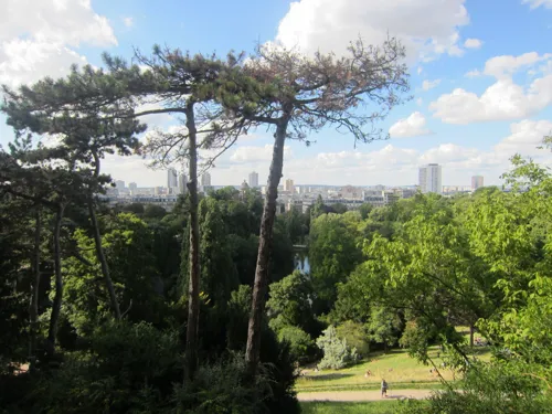 Affiche de La Mouzaia et les Buttes Chaumont