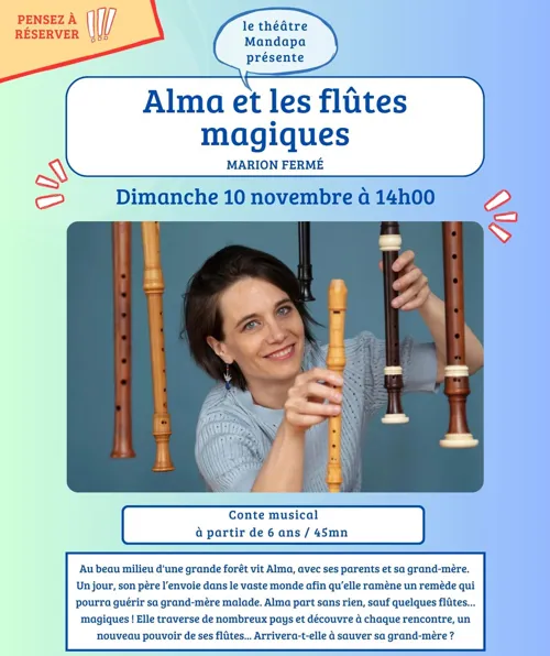 Affiche de Alma et les flûtes magiques