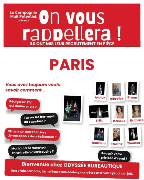 Affiche de On vous rappellera