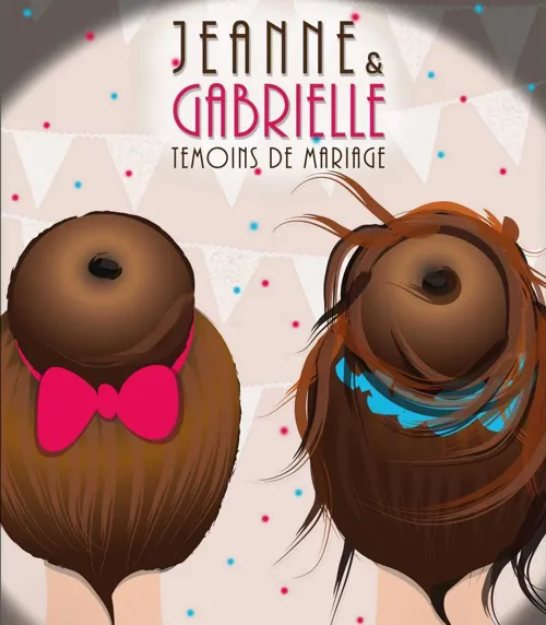 Affiche de Jeanne et Gabrielle, témoins de mariage