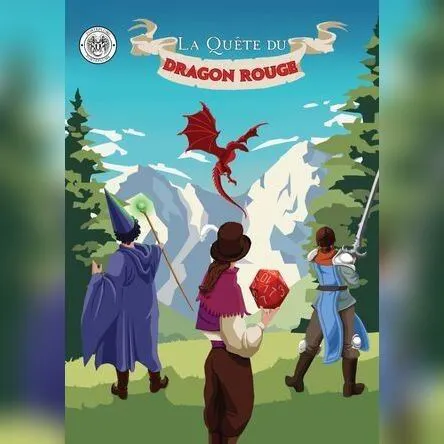 Affiche de La quête du dragon rouge