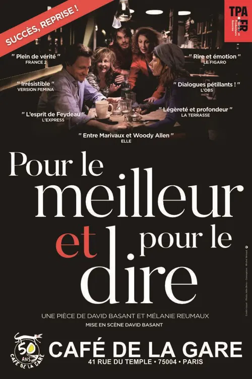 Affiche de Pour le meilleur et pour le dire