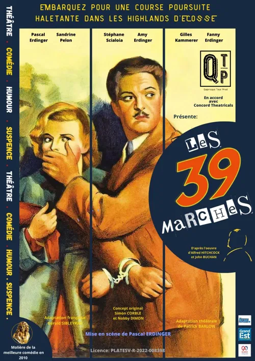 Affiche de Les 39 Marches