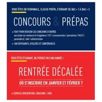 Salon des Concours et Prépas | Salon de la Rentrée Décalée - 