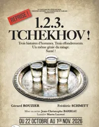 Affiche de 1. 2. 3. Tchekhov !