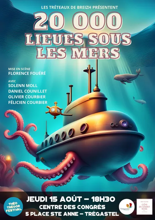 Affiche de 20 000 lieues sous les mers