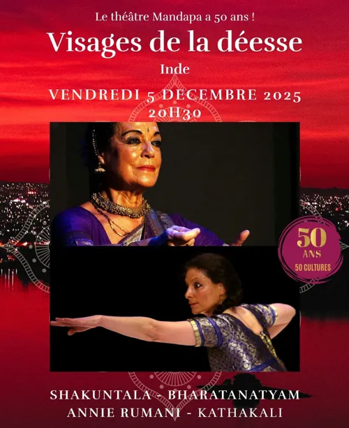 Affiche de Visages de la déesse par Shakuntala et Annie Rumani