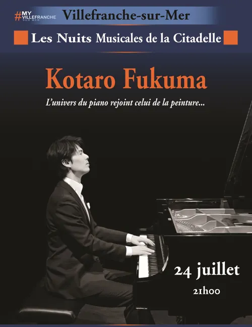 Affiche de Kotaro Fukuma : L'univers du piano rejoint celui de la peinture...
