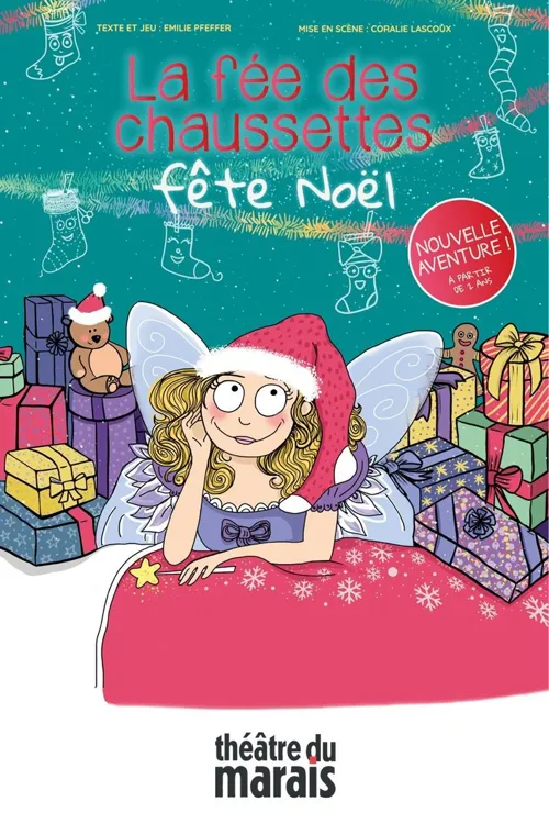 Affiche de La fée des chaussettes fête Noël
