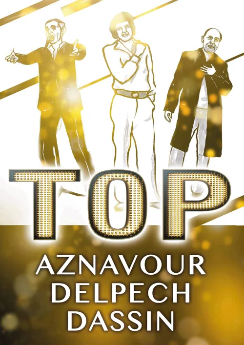 Affiche de Top Aznavour Delpech Dassin