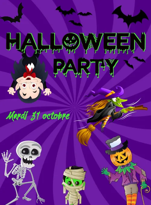 Affiche de Halloween Party