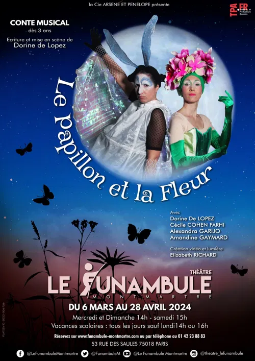 Affiche de Le Papillon et la fleur